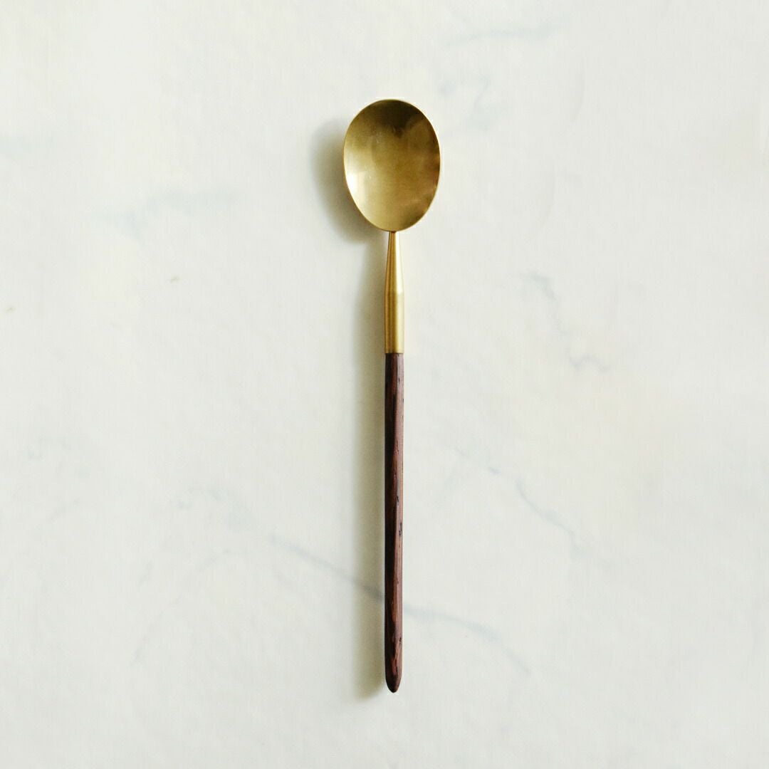 Lue ルー 真鍮と木の柄スプーン 020o 2025aw新作 | Piu di aranciato