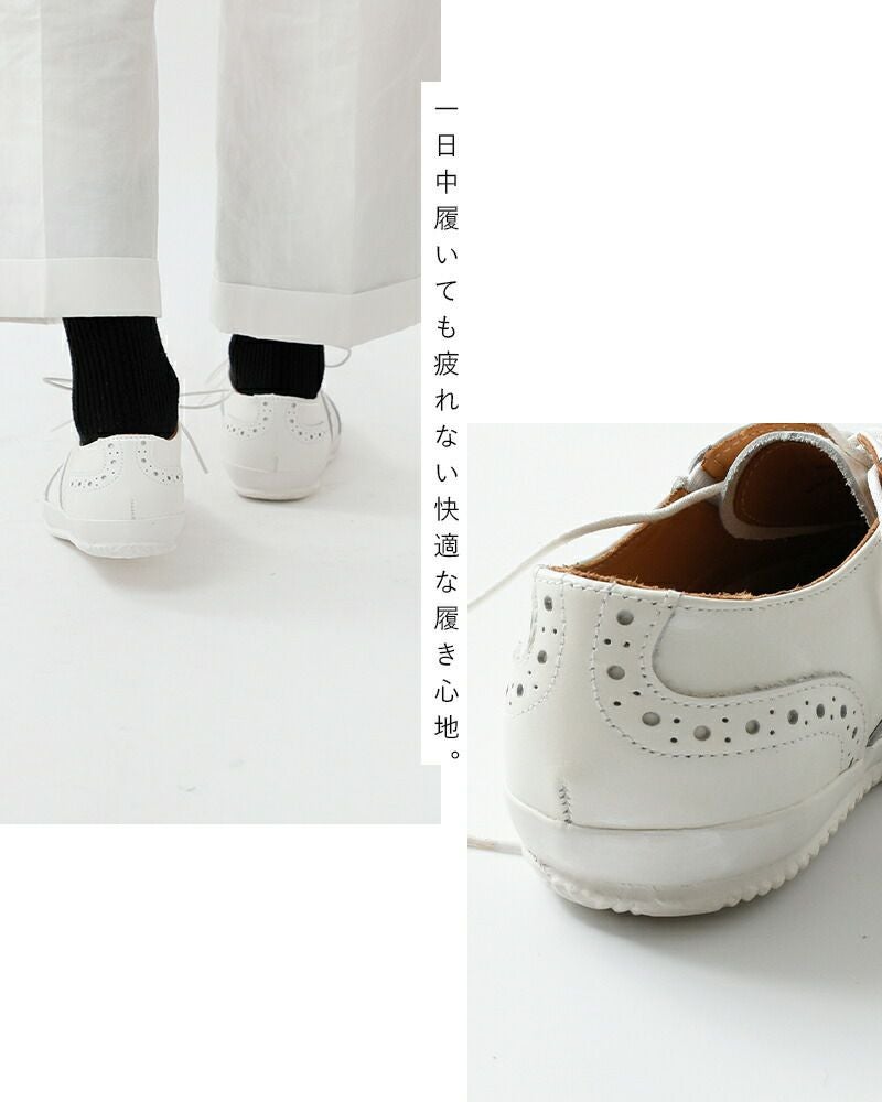 ses amis by chausser セザミバイショセ メダリオン レザー シューズ