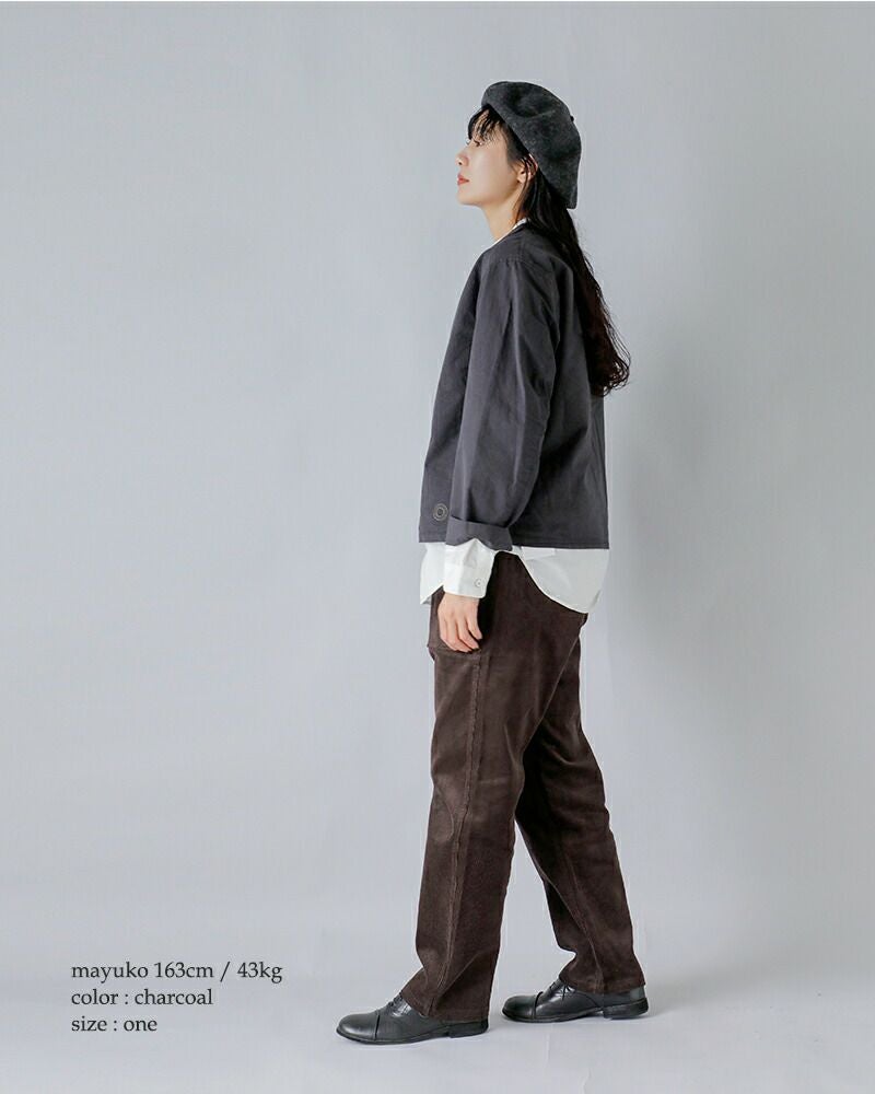 mature ha. マチュアーハ トップギャザービッグウールベレー“beret top