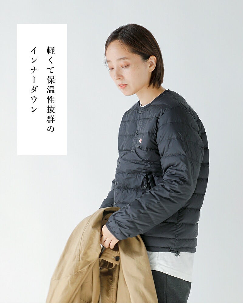 ダントン DANTON クルーネック インナーダウン ジャケット dt-a0001rrt