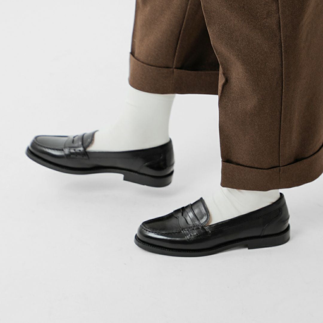 DIEGO BELLINI ディエゴベリーニ フラット レザー コイン ローファー