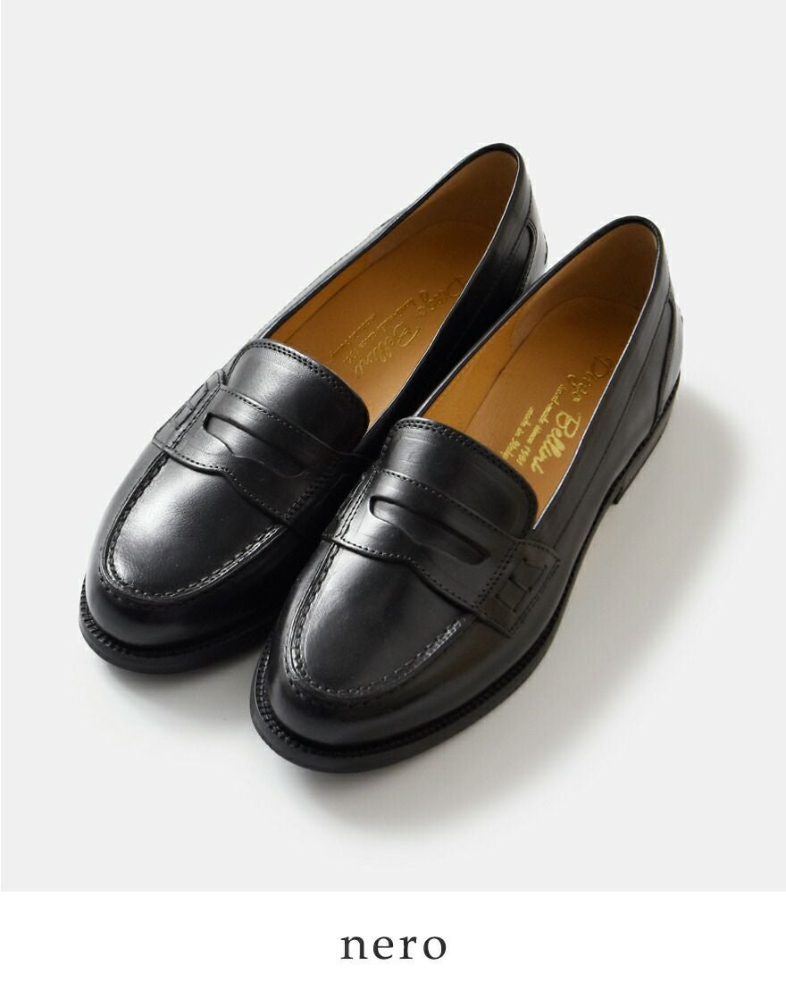 DIEGO BELLINI ディエゴベリーニ フラット レザー コイン ローファー