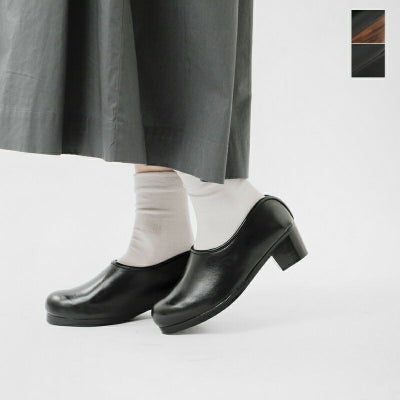 TRAVEL SHOES by chausser トラベルシューズバイショセ レザーウェッジ 