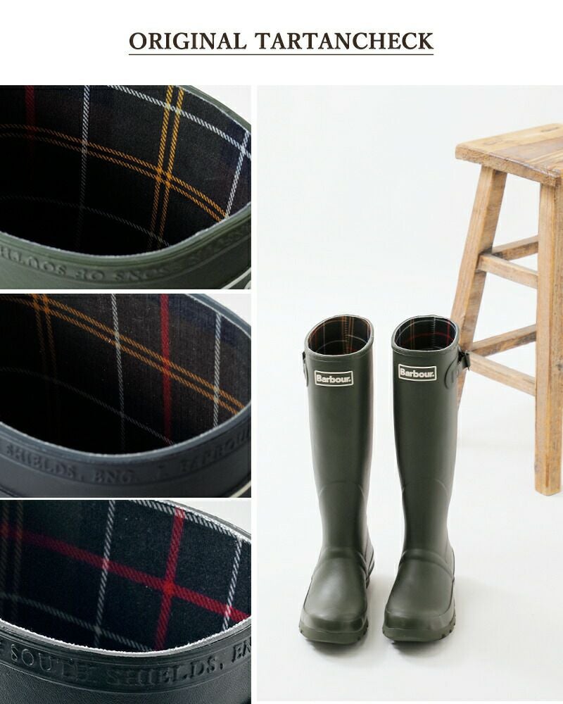30%OFF】Barbour バブアー トール ウェリントン レイン ブーツ “BEDE