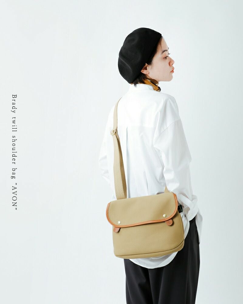 Brady ブレディ ツイル ショルダー バッグ “AVON” avon-bag-ms ユニ
