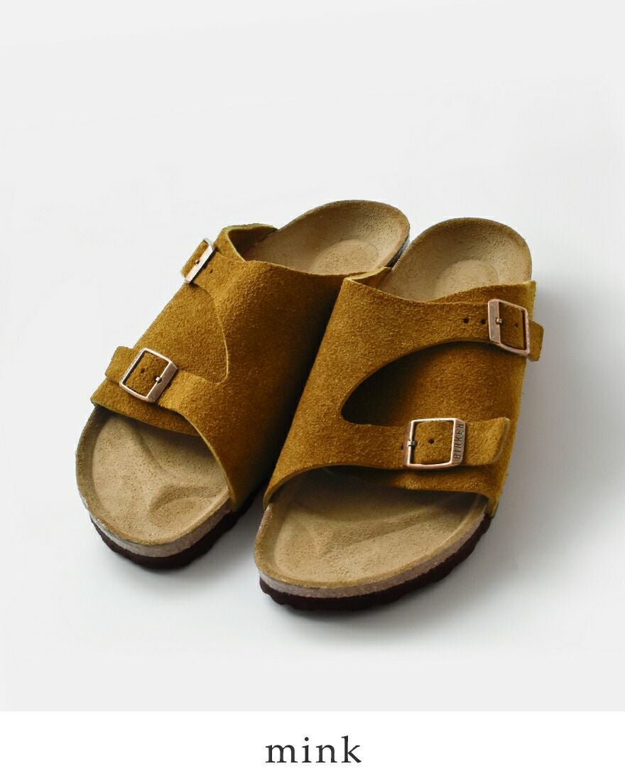 BIRKENSTOCK(ビルケンシュトック)チューリッヒ スエード レザー ナロー