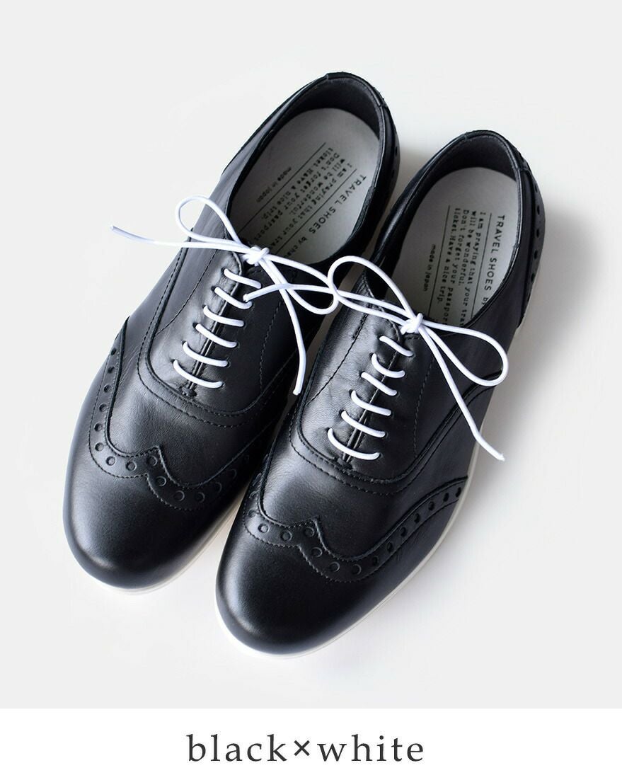 TRAVEL SHOES by chausser トラベルシューズバイショセ ウィングチップ