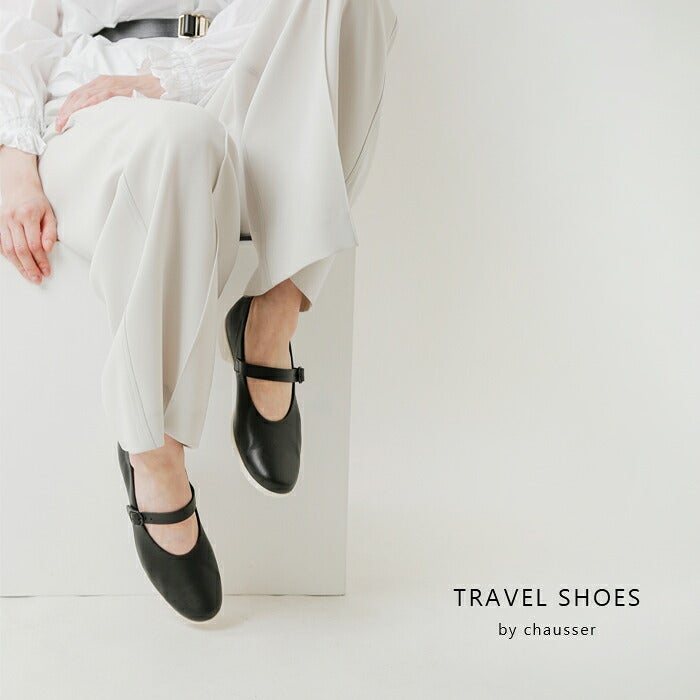 TRAVEL SHOES by chausser トラベルシューズバイショセ レザー ワン