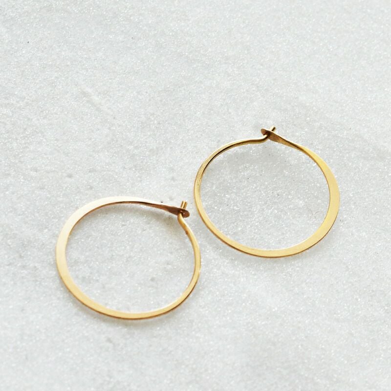 Melissa Joy Manning メリッサ ジョイ マニング 14kt ラウンド フープ