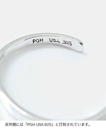 STUDEBAKER METALS スチュードベーカーメタル シルバー バングル