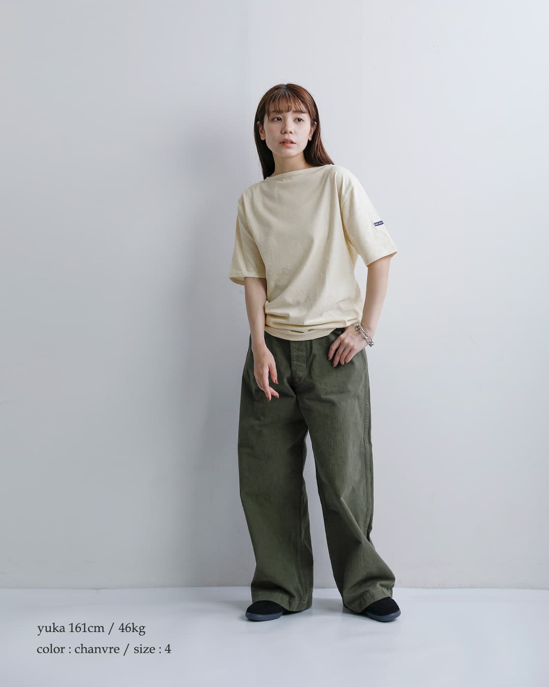 クーポン対象】SAINT JAMES セントジェームス コットン ボートネック T
