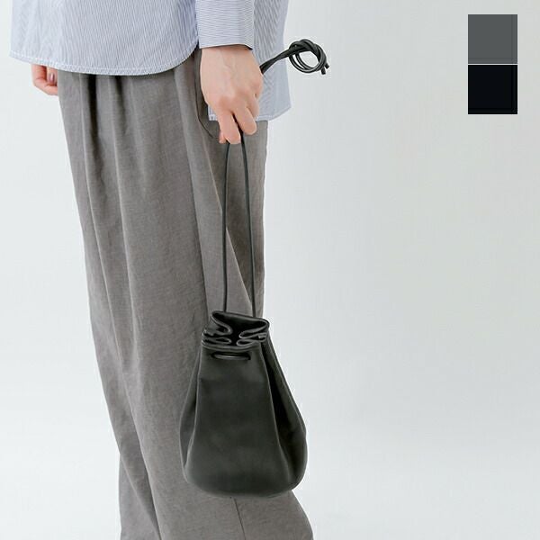 mormyrus モルミルス レザー 巾着 ハンドバッグ m077-yh レディース