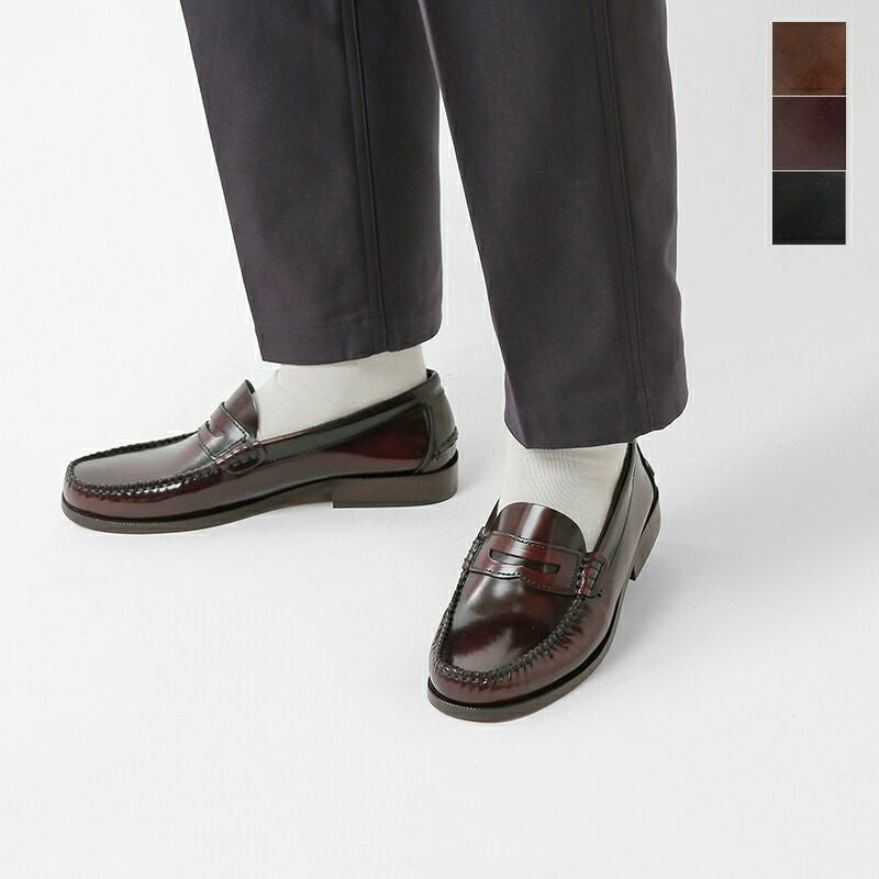 Artesanos靴（新品） ARTESANOS アルテサノス aranciato別注 ガラスレザー コインローファー