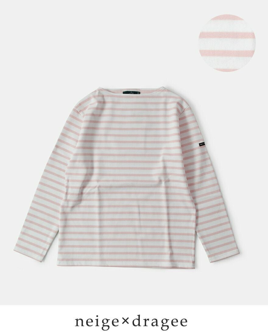 SAINT JAMES セントジェームス 厚手 コットン ボーダー ボートネック