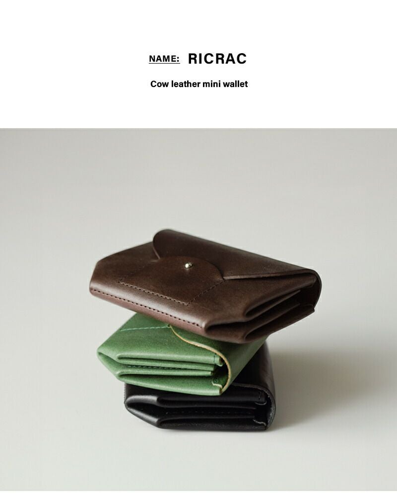 irose イロセ カウレザーミニウォレット RICRAC acc-r02 2026ss新作 春