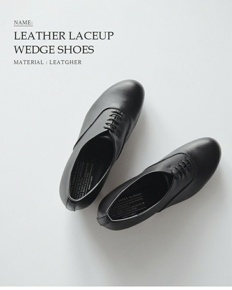 TRAVEL SHOES by chausser トラベルシューズバイショセ レザー レース