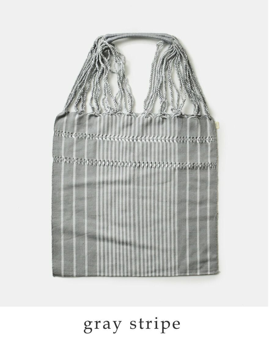 Letra レトラ コットン 紐編み ハンモック バッグ hammock-bag-ms