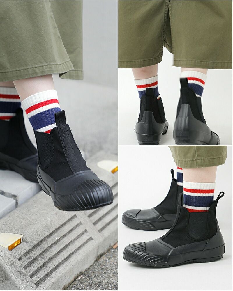M.H.L.サイドゴアブーツMOONSTAR Moonstar ムーンスター キャンバス × ラバー サイドゴア ブーツ “ALW