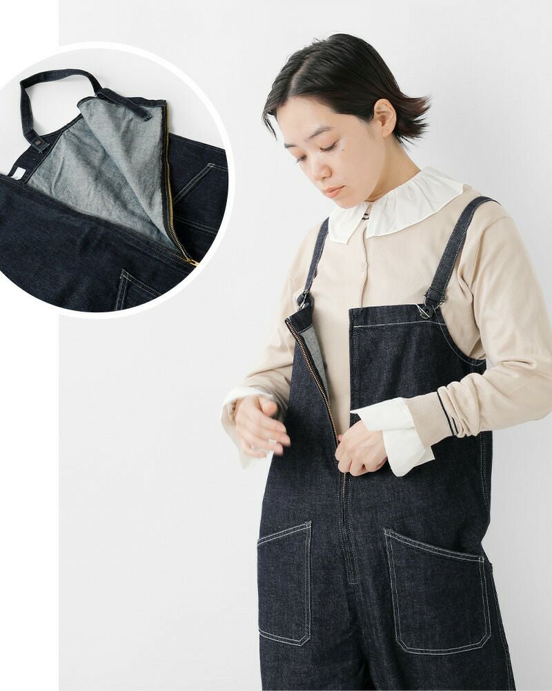 3こ1】Johnbull ジョンブル デニム チューブ サロペット jl251p35-mn