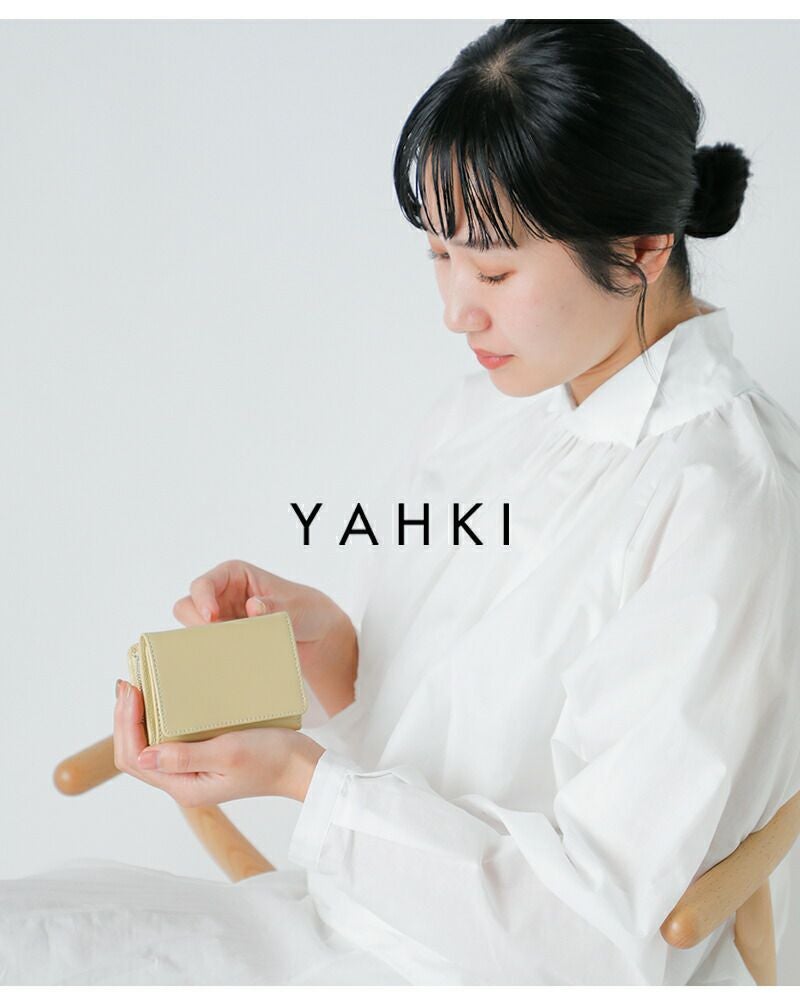 専用！タグ付き 2021AW  YAHKI  ヤーキ 3つ折りウォレット YAHKI(ヤーキ)三つ折りコンパクトウォレット | La Barba 通販