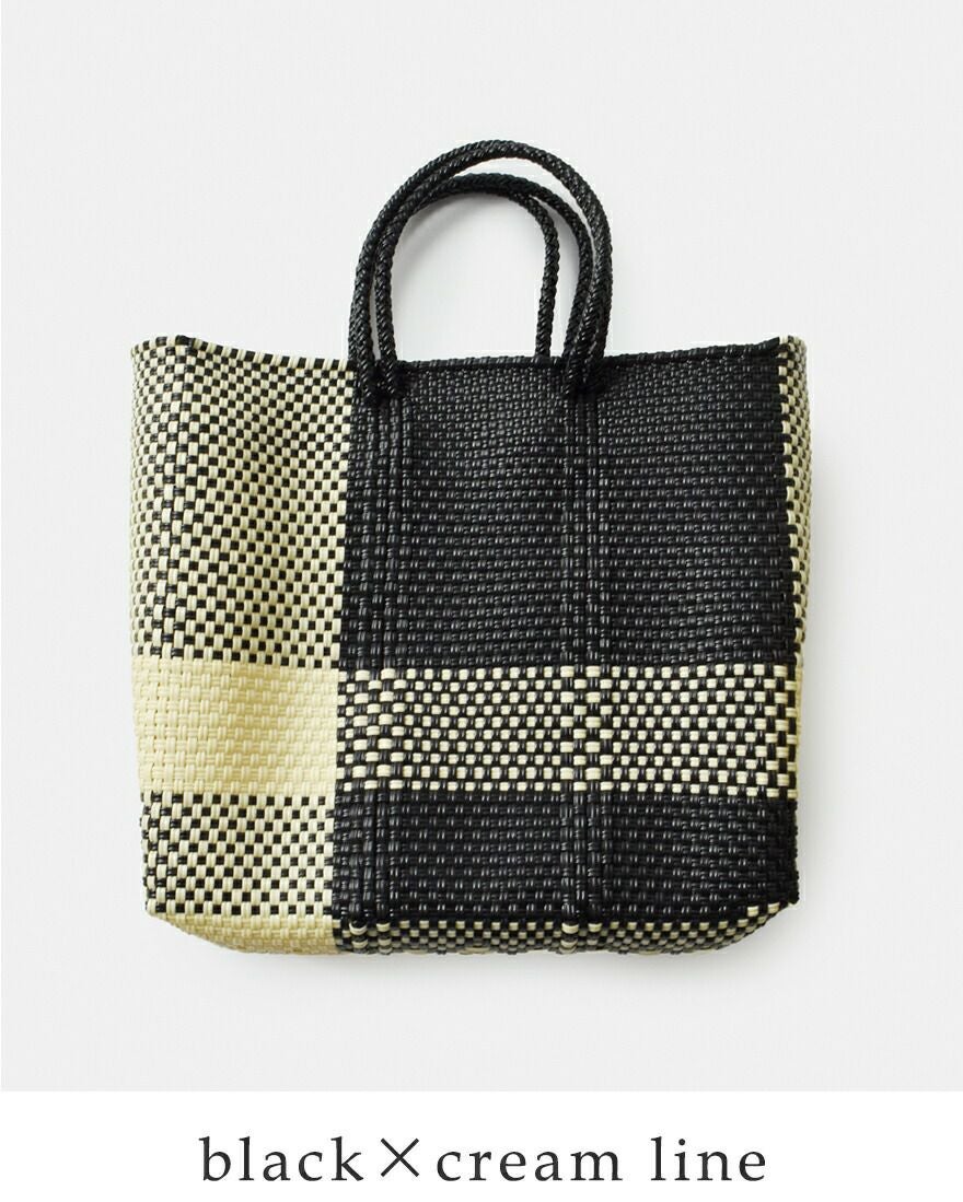 Letra レトラ メルカドバッグ S “CROSS LINE / MINI CHECK” mcheck