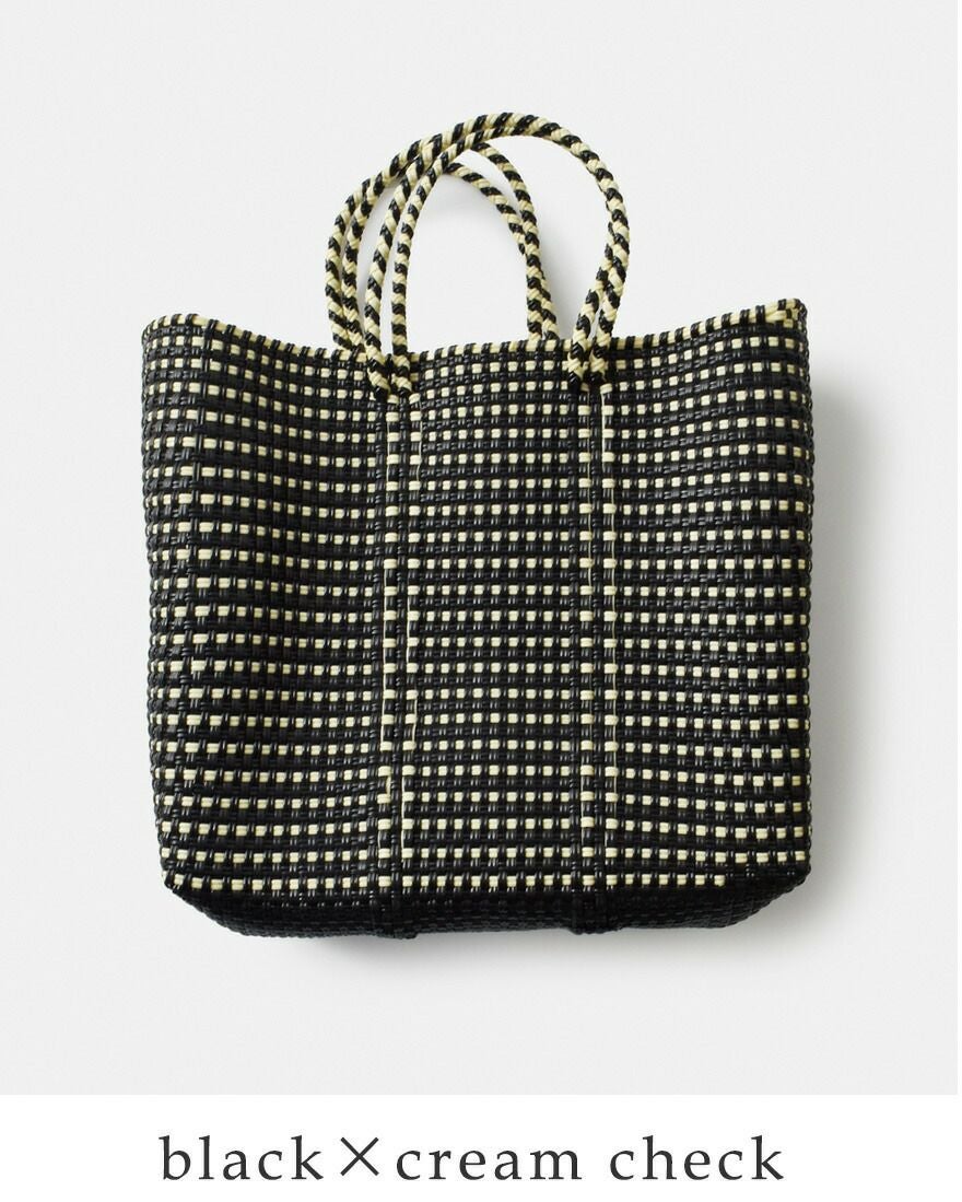 Letra レトラ メルカドバッグ S “CROSS LINE / MINI CHECK” mcheck