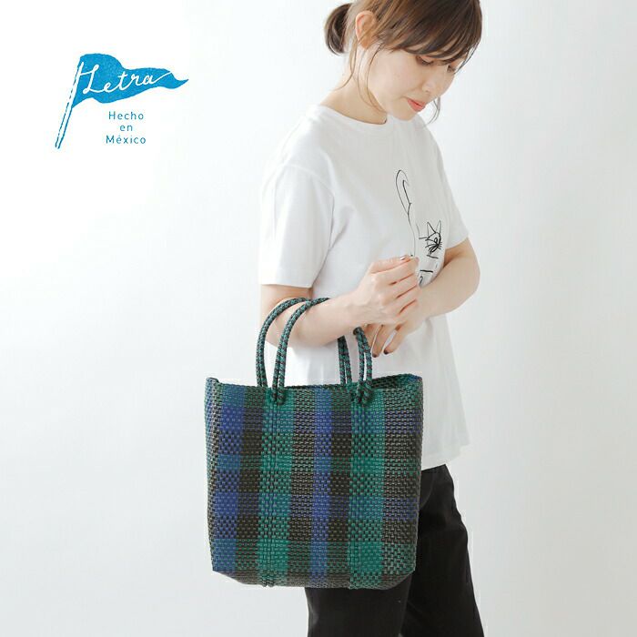Letra レトラ メルカドバッグ S “CHECK” check-s-fn レディース | Piu