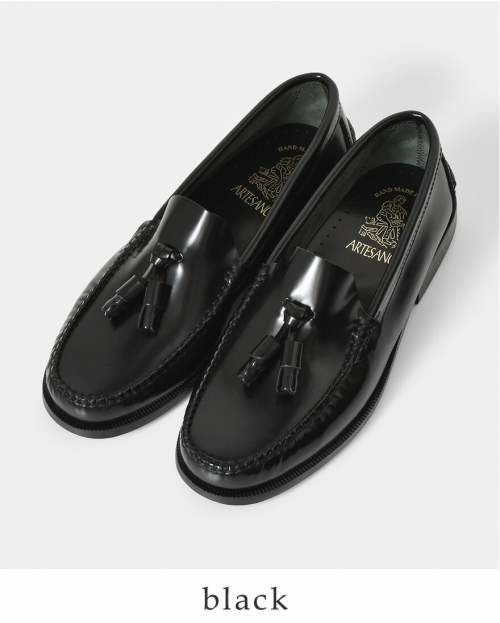 ARTESANOS(アルテサノス)aranciato別注 レザータッセルローファー 605