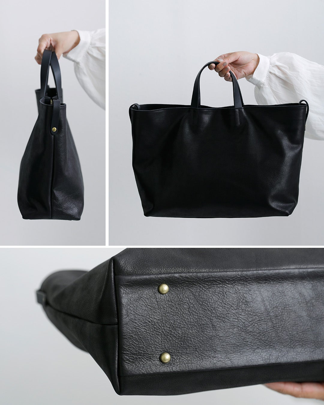 Ense アンサ キップレザー 2way トートバッグ S“2way tote S” pens-310