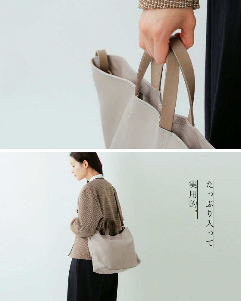 Ense アンサ キップレザー 2way トートバッグ S“2way tote S” pens-310