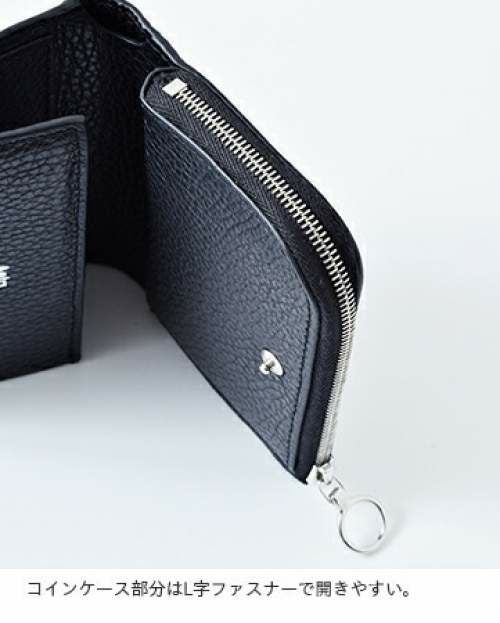 Aeta(アエタ)カウレザー三つ折りウォレット”WALLET typeA” pg15-ms