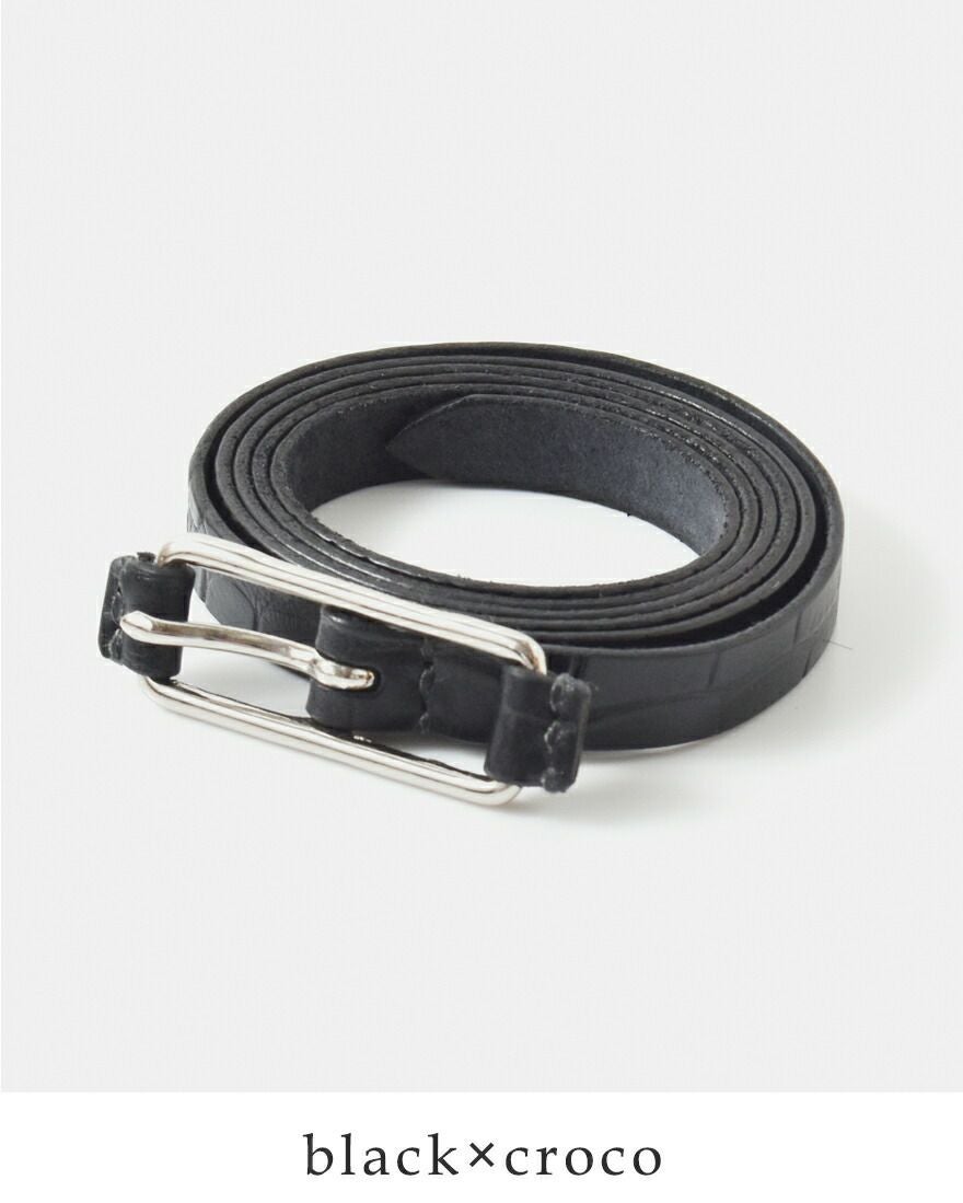 MASTER&Co. マスターアンドコー 型押し レザー ベルト mc1129