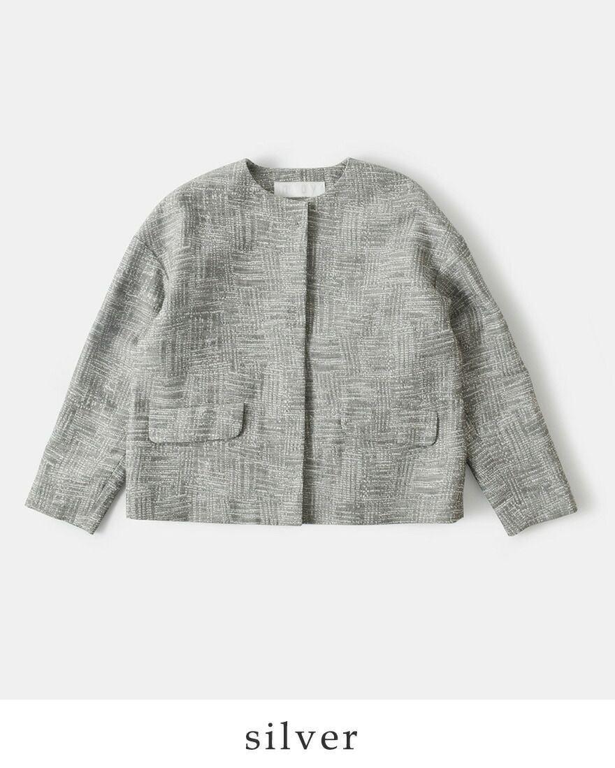 nooy ヌーイ イタリアンジャガード フラップ ジャケット itajk02-yh