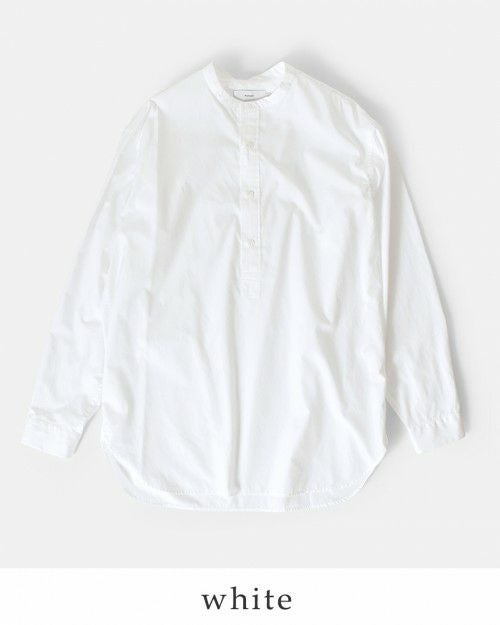 graphpaper(グラフペーパー)コットンブロードバンドカラーシャツ“Broad