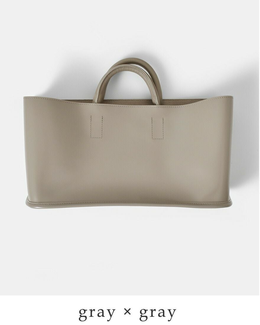 PIENI(ピエニ)PVC×ピッグレザーワイドトートバッグ“Kaari series