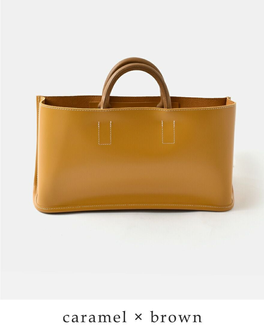 PIENI(ピエニ)PVC×ピッグレザーワイドトートバッグ“Kaari series