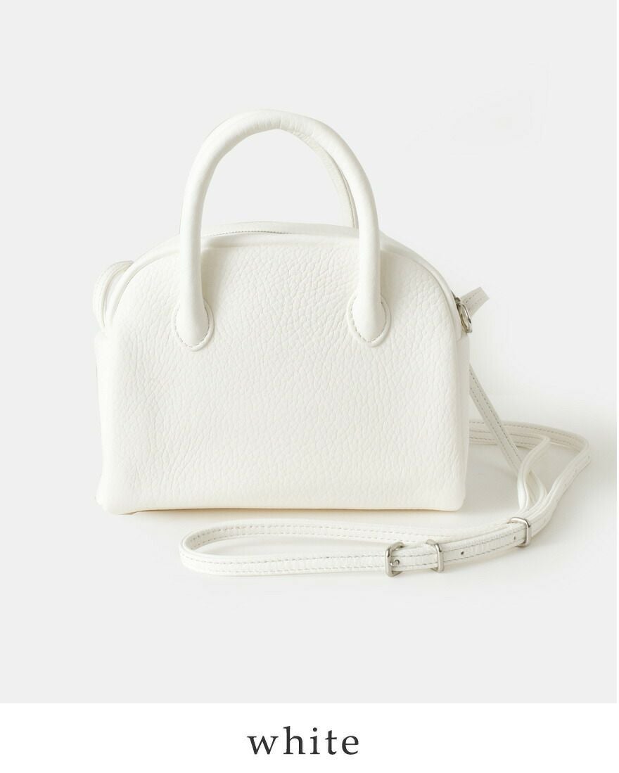 Aeta アエタ ディアレザー ボストン ミニ ショルダー バッグ “DEER