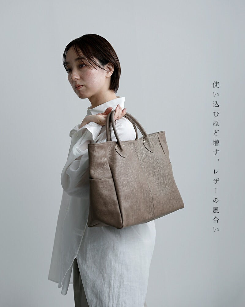 MARINE DAY マリンデイ イタリーシュリンク カウレザー トート MARINE DAY マリンデイ イタリーシュリンク カウレザー トート