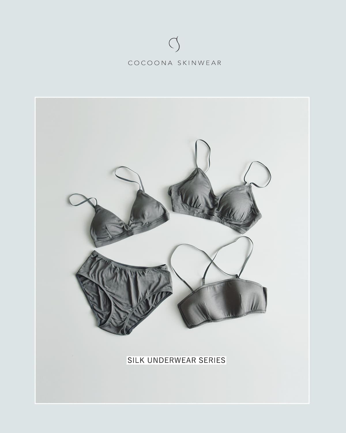 COCOONA SKINWEAR コクーナスキンウェア シルク ノンワイヤー