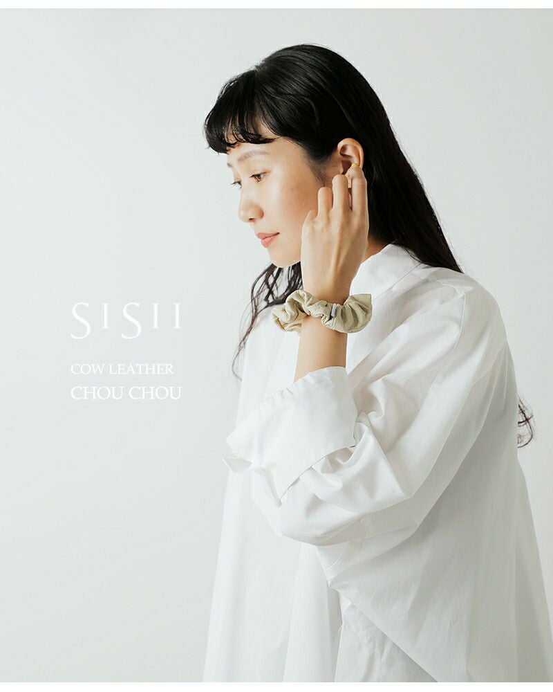 ゆうパケット選択可】Sisii シシ カウレザー シュシュ“CHOU CHOU” 100