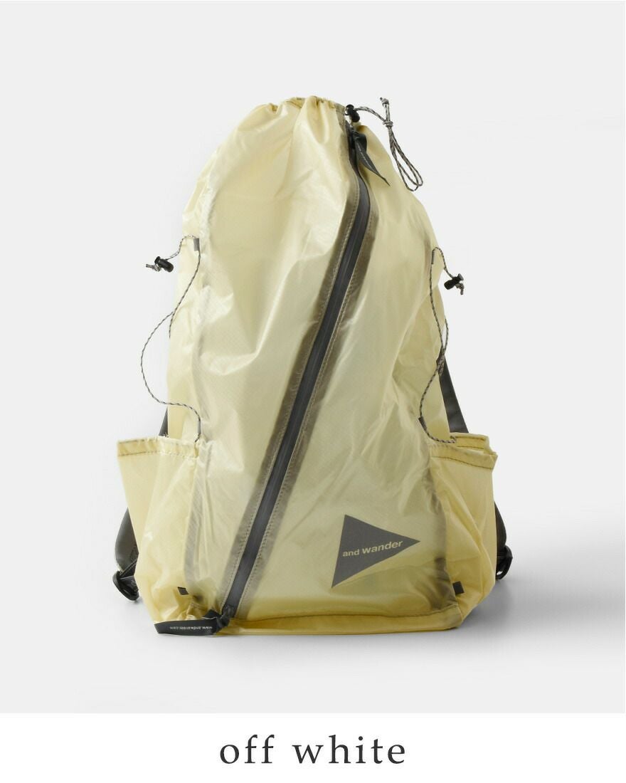 and wander アンドワンダー シル デイパック “sil daypack” 574
