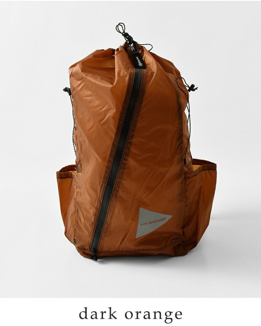 and wander アンドワンダー シル デイパック “sil daypack” 574