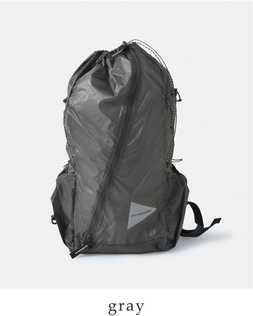 and wander アンドワンダー シル デイパック sil daypack 574-5975211