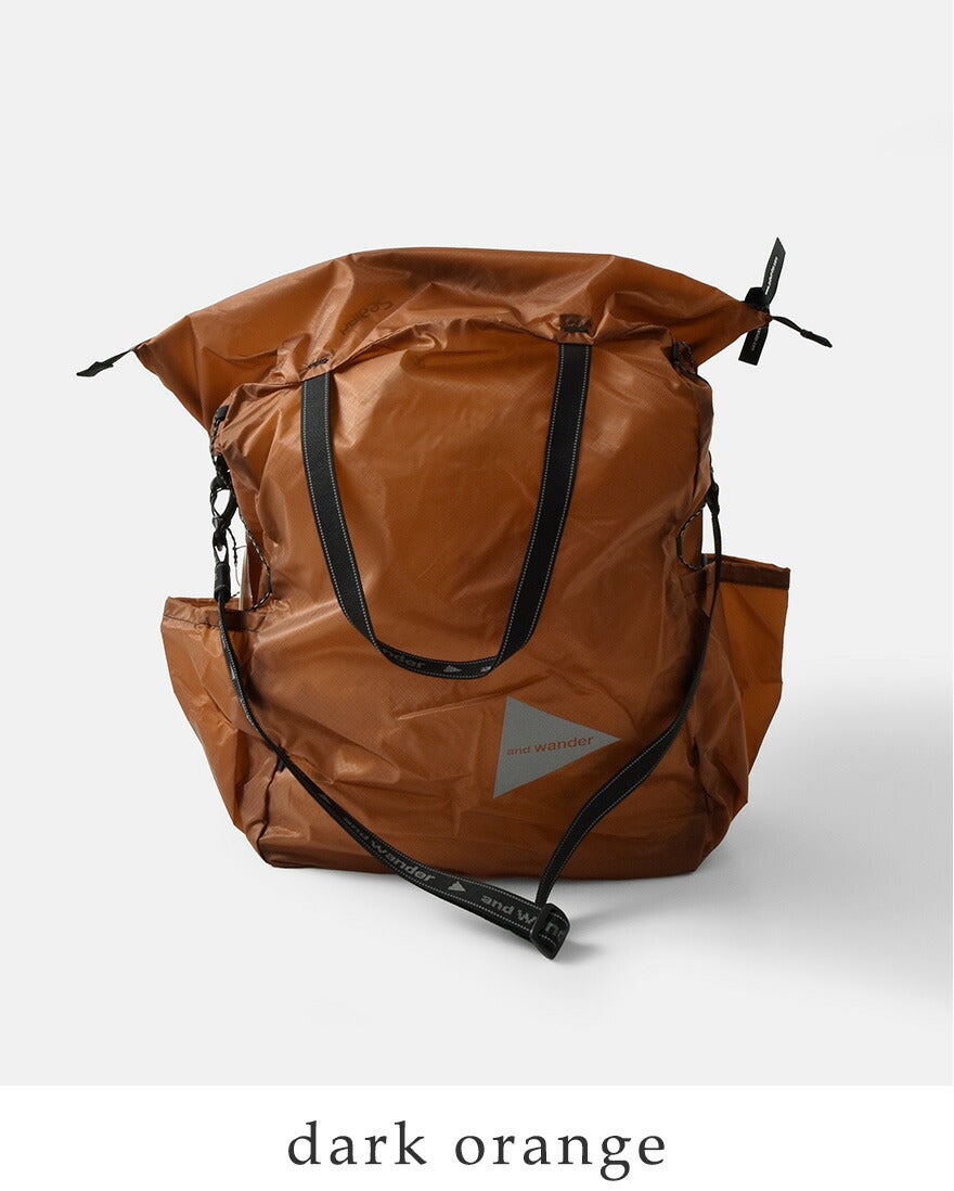 クーポン対象】and wander アンドワンダー シル トートバッグ sil tote