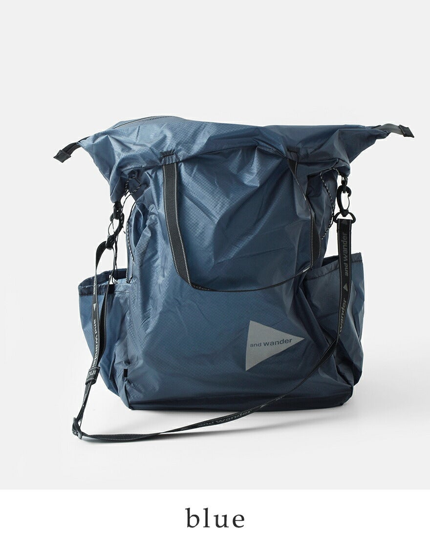 and wander/アンドワンダー　sil tote bag　シルトートバッグ and wander アンドワンダー シル トートバッグ sil tote bag 574