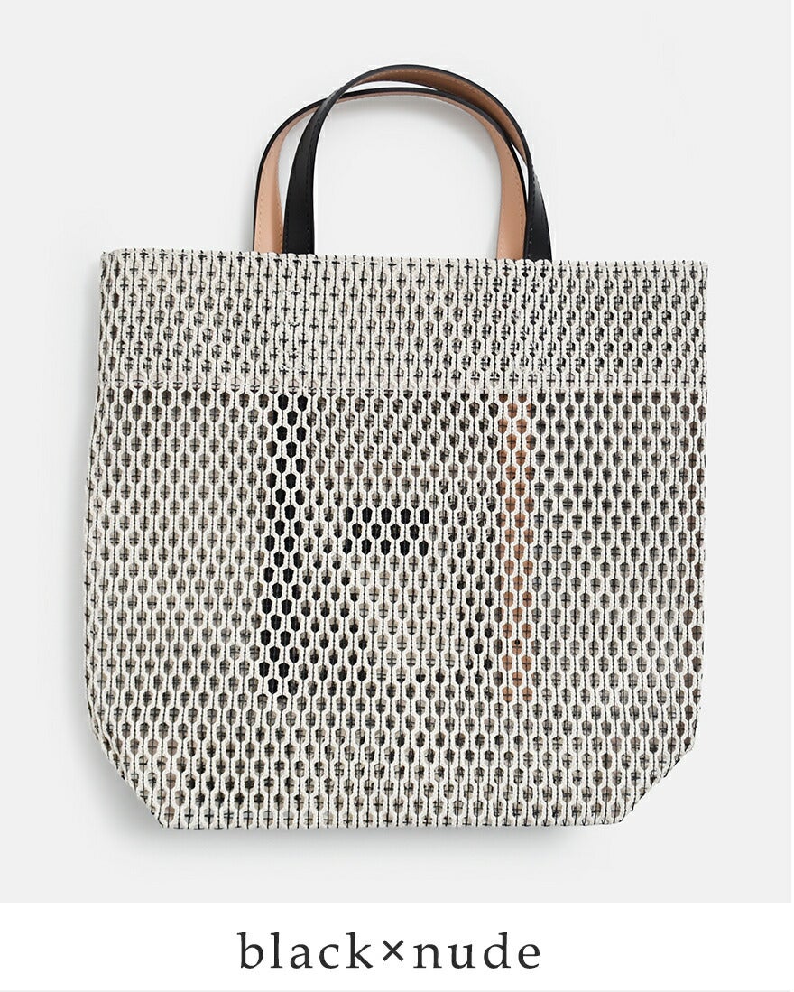 MARY AL TERNA メアリオルターナ コットン メッシュ トートバッグ L