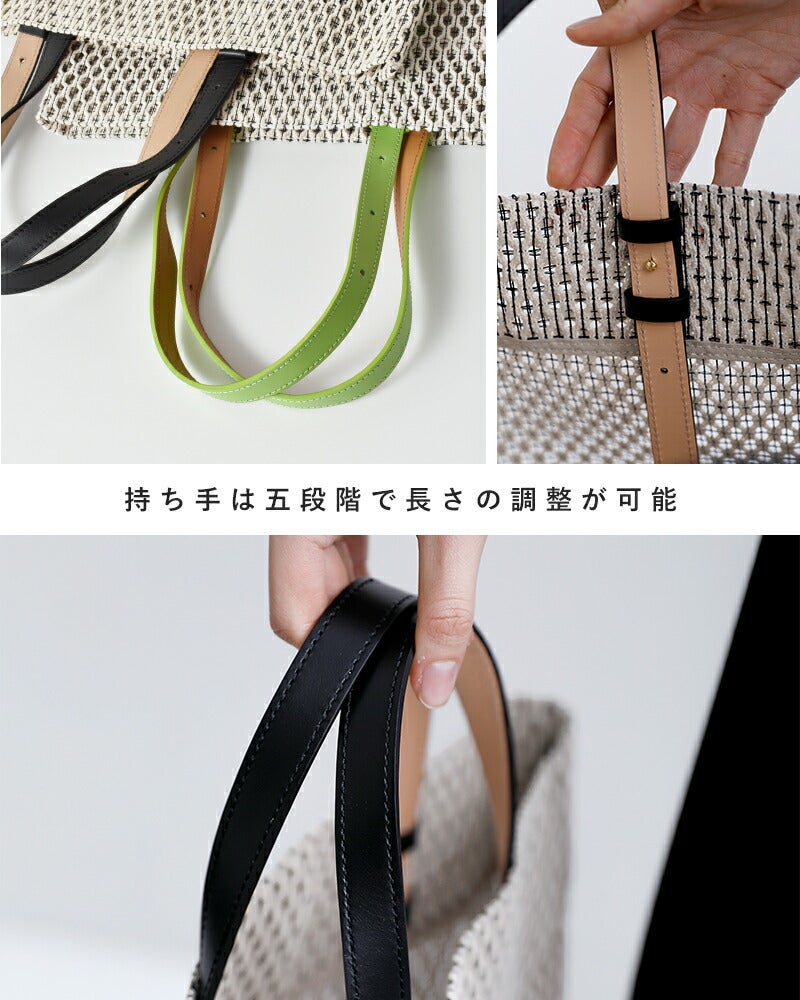 MARY AL TERNA メアリオルターナ コットン メッシュ トートバッグ L