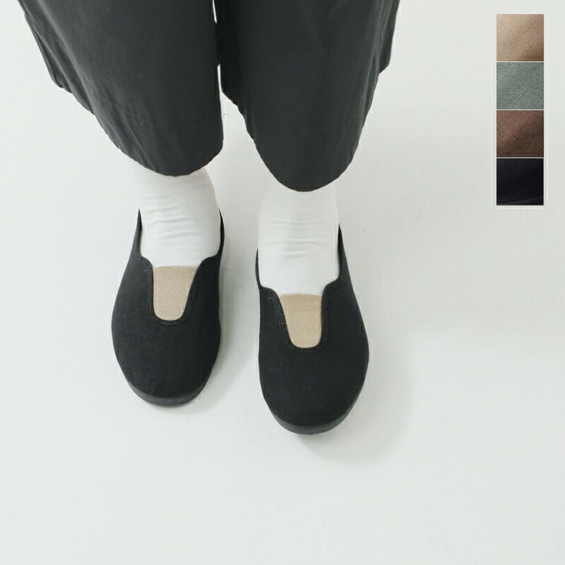 La Cadena ラ カデナ パネルカラー スリッポン シューズ “GIMNASIA
