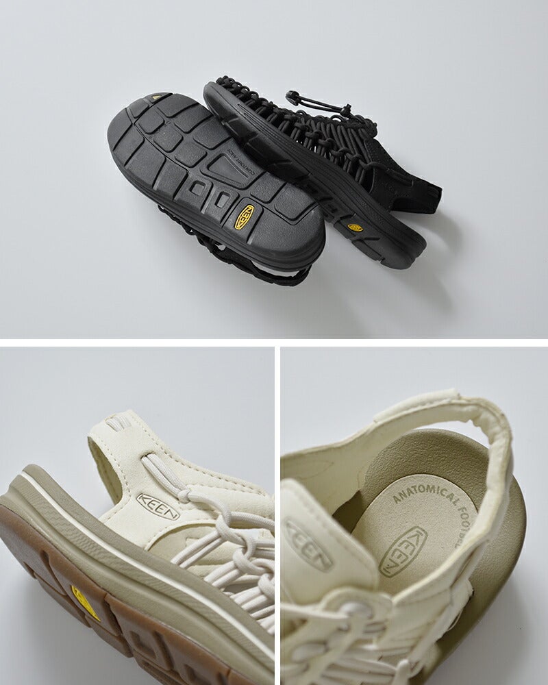 美品　キーン　KEEN （24） ユニーク　UNEEK　スポーツサンダル キーン KEEN “UNEEK” サンダル ユニーク 編み込み スポーツサンダル