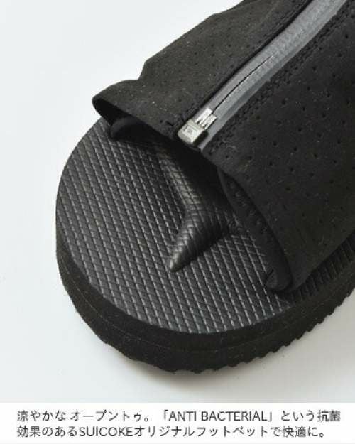 SUICOKE(スイコック)メッシュプラットフォーム オープントゥサボ